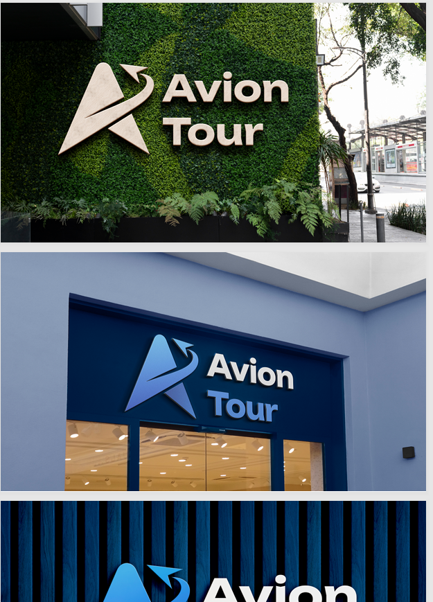 Avion Tour outdoor branding