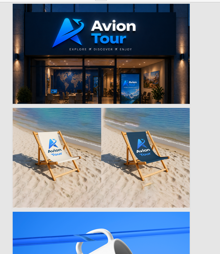 Avion Tour mockup