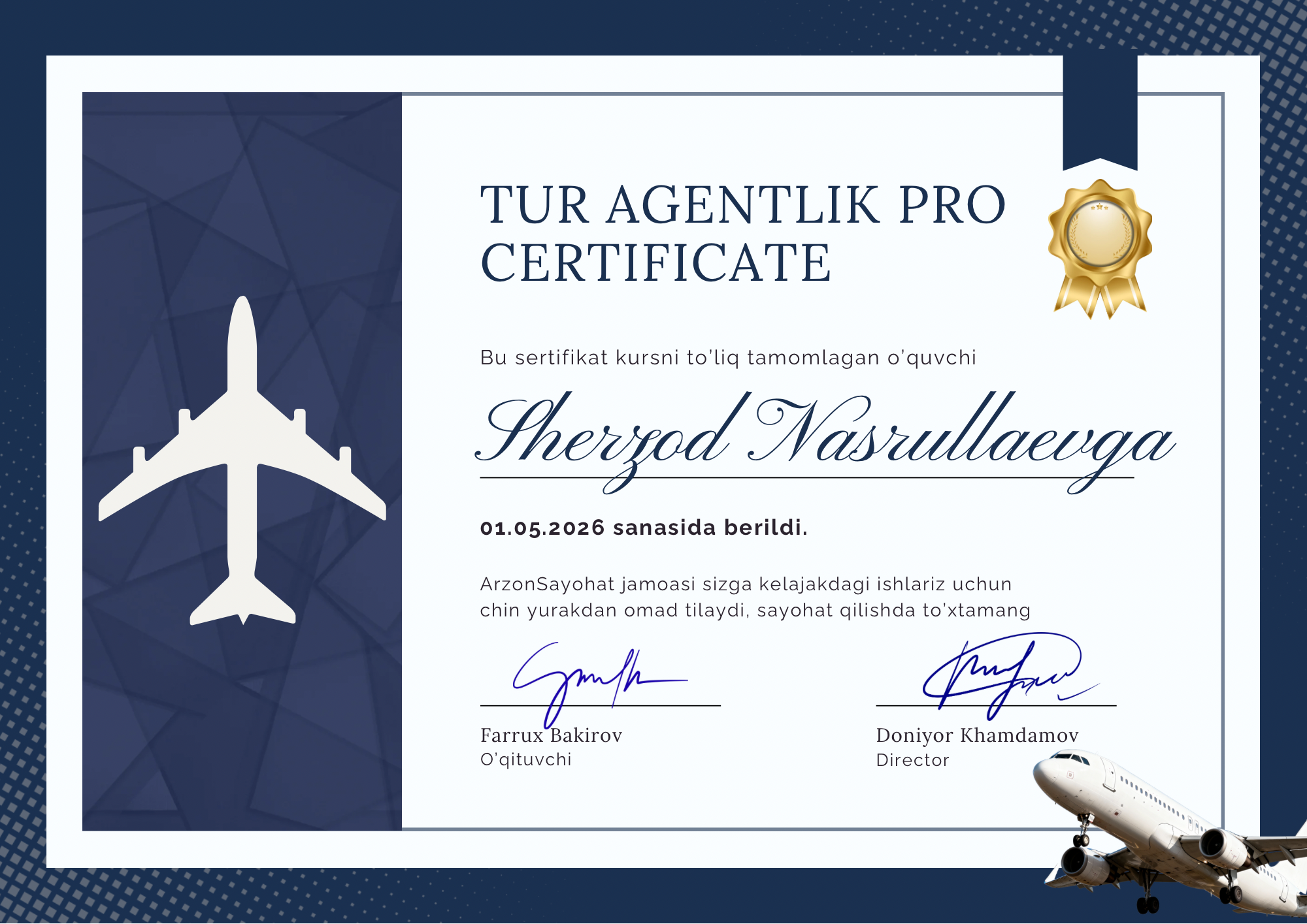 Turopera pro sertifikati